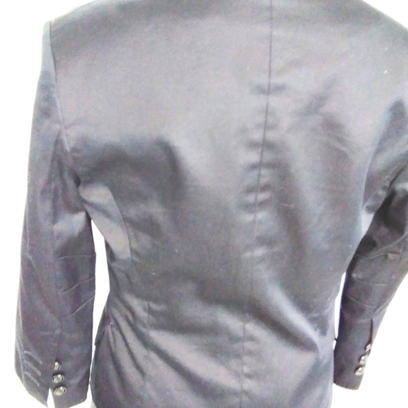 𝅺Y2K Vintage Yigal Azrouel tailored shrunken mini tuxedo jacket - Picture 3 of 5